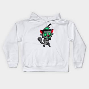 Zombie cat Kids Hoodie